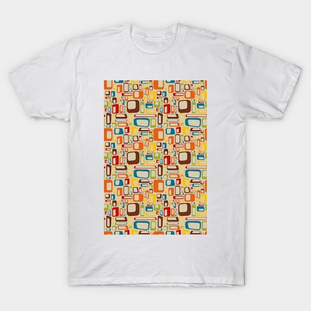 70s mod squares T-Shirt by B0red